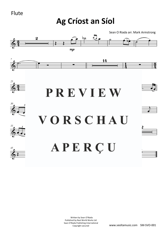 Product gallery: Page 10 of 11 Ag Criost an Siol, , Solo Voice and Small Orchestra