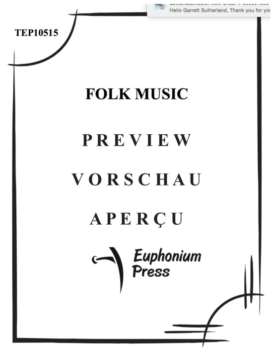 Produktgalerie: Seite 2 von 8 Folk Music , , (Duett für Tuba + Gitarre)