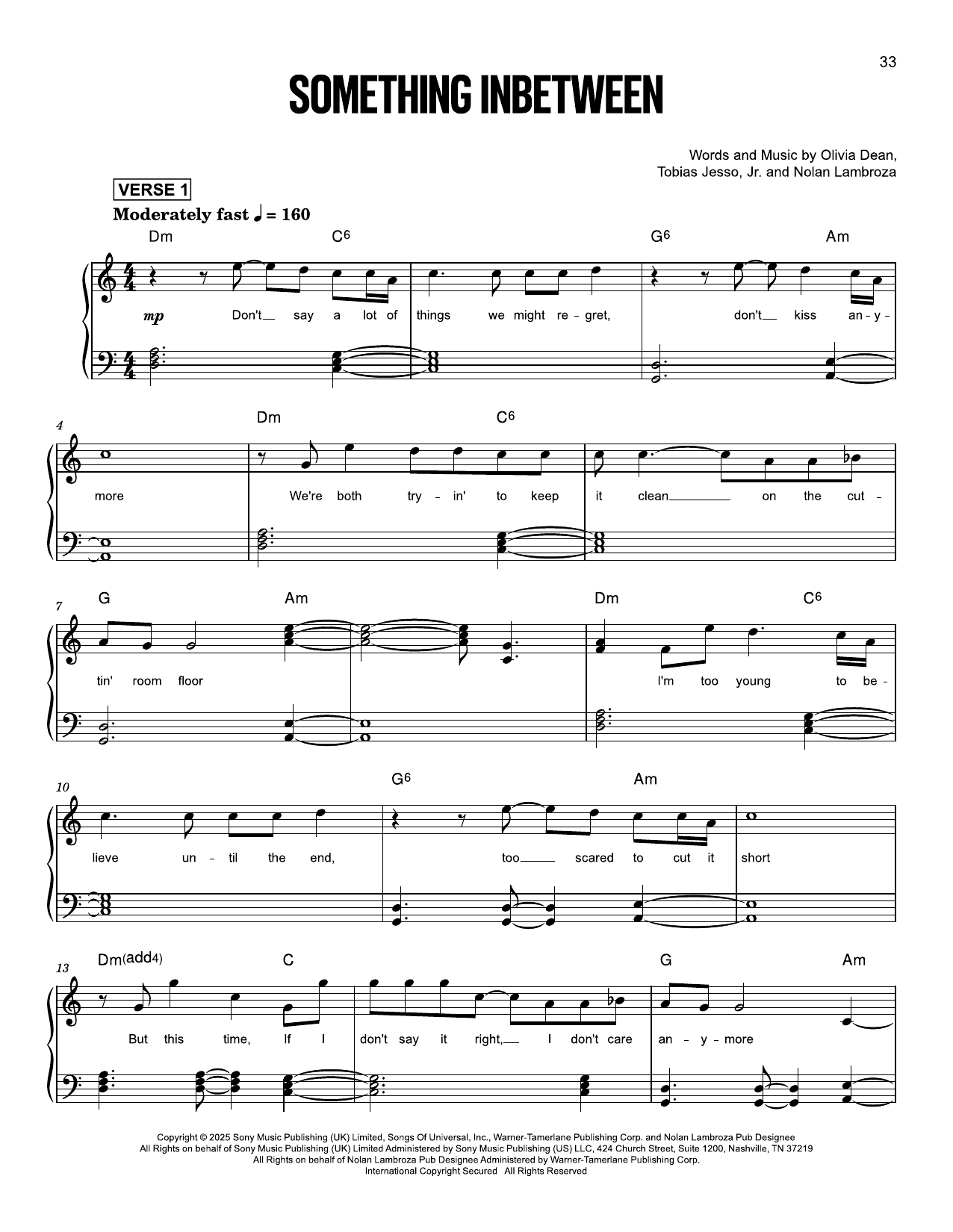 Produktgalerie: Seite 1 von 1 Something Inbetween, Olivia Dean