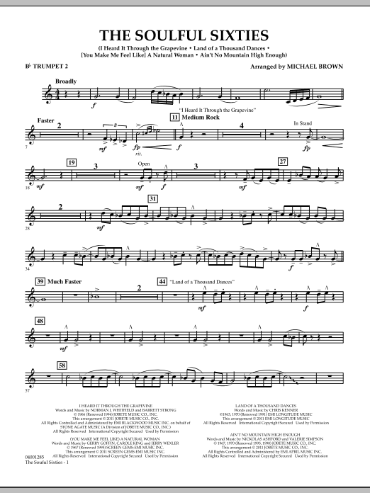 Produktbild zu: The Soulful Sixties - Bb Trumpet 2