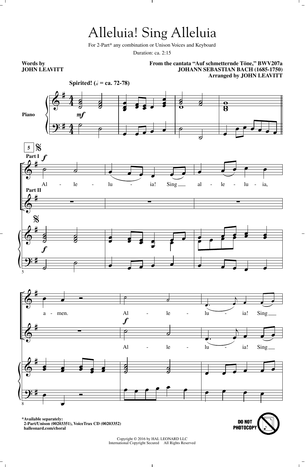 Produktbild zu: Alleluia! Sing Alleluia