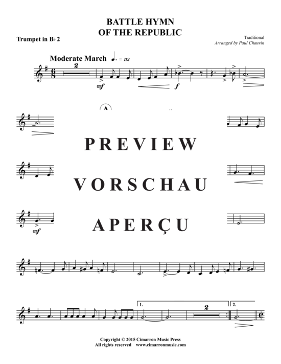 Produktgalerie: Seite 9 von 16 Battle Hymn of the Republic , , (Blechbläserquintett)