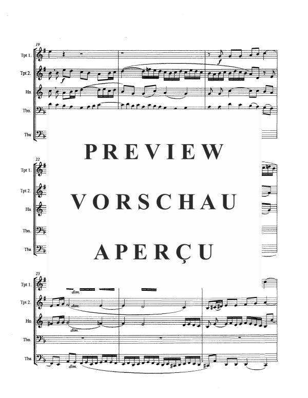 Produktgalerie: Seite 7 von 11 Jesu, Meine Freude, , Blechbläserquintett