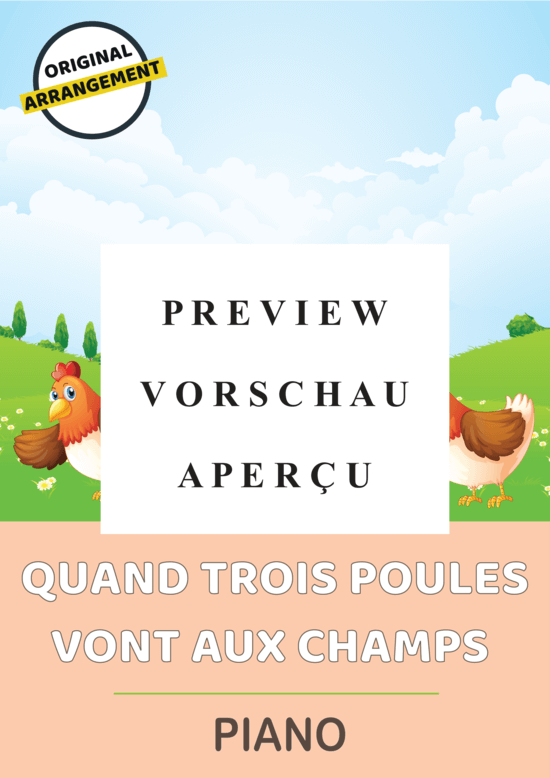 Produktgalerie: Seite 2 von 4 Quand Trois Poules Vont Aux Champs , , Klavier Solo