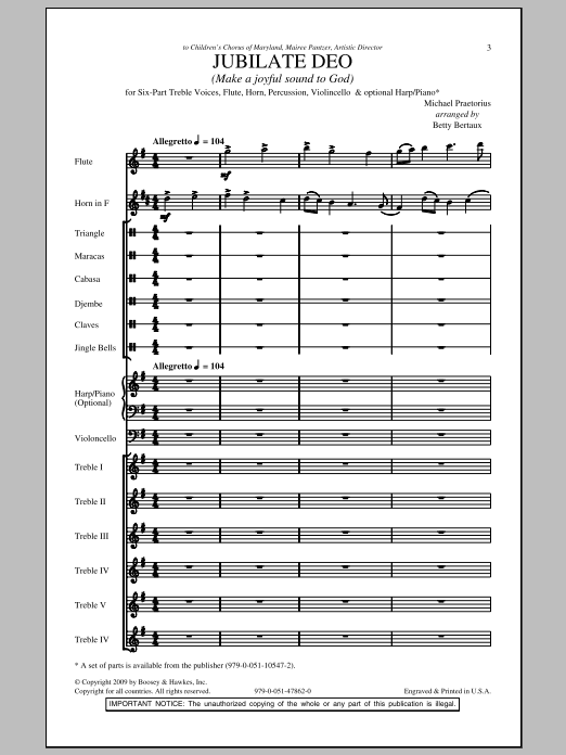 Produktgalerie: Seite 1 von 1 Jubilate Deo, Betty Bertaux, Chor