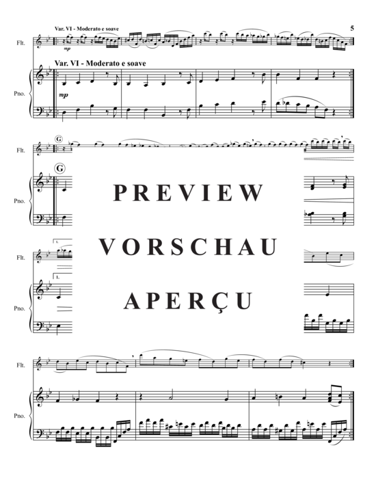 Product gallery: Page 6 of 15 Variationen auf Händel-Themen , , (flute + piano)