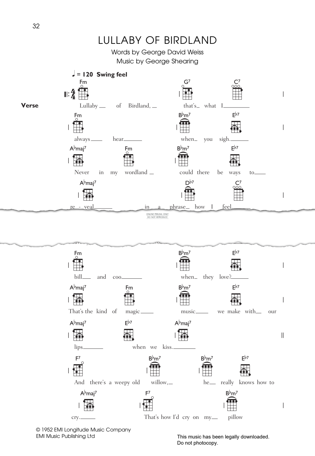 gallery: Lullaby Of Birdland, Sarah Vaughan