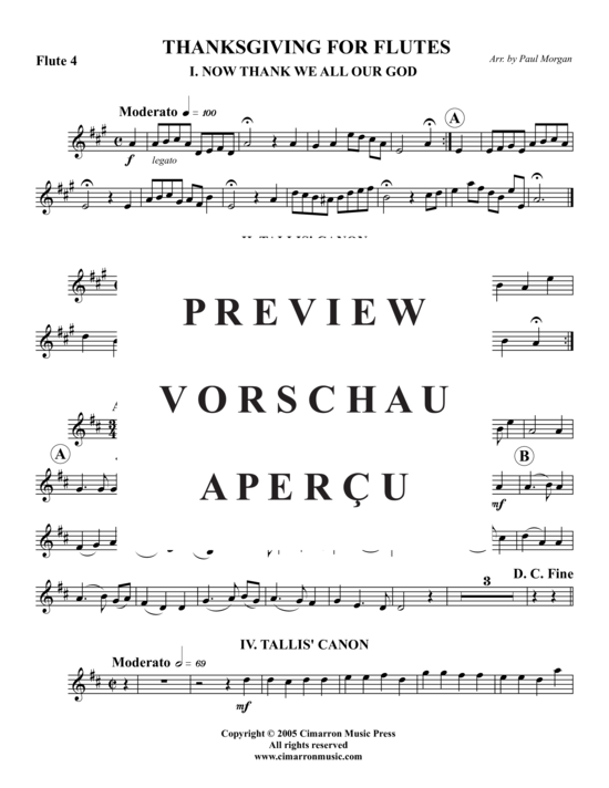 Product gallery: Page 15 of 16 Thanksgiving for Flutes , , (Flute Quintet)