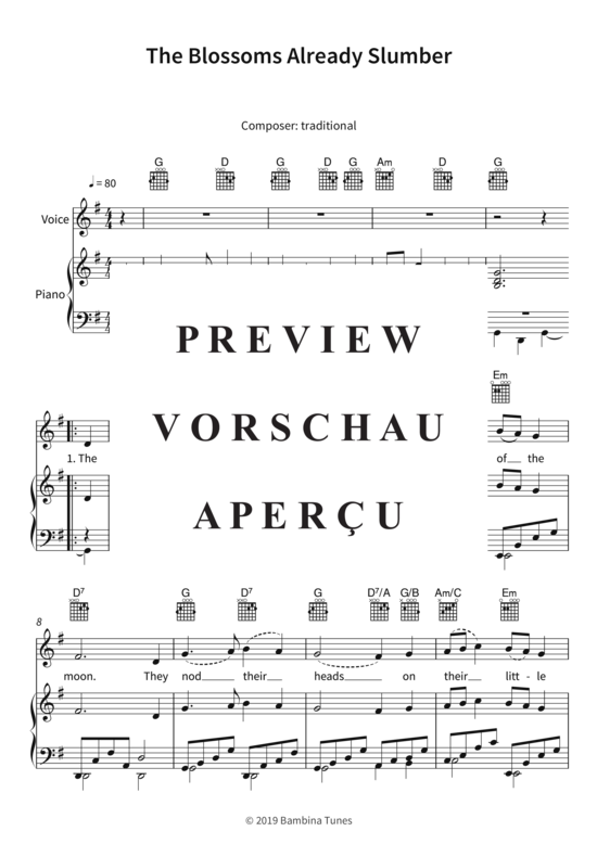 Produktgalerie: Seite 4 von 6 The Blossoms Already Slumber, , (Gesang + Klavier, Gitarre)