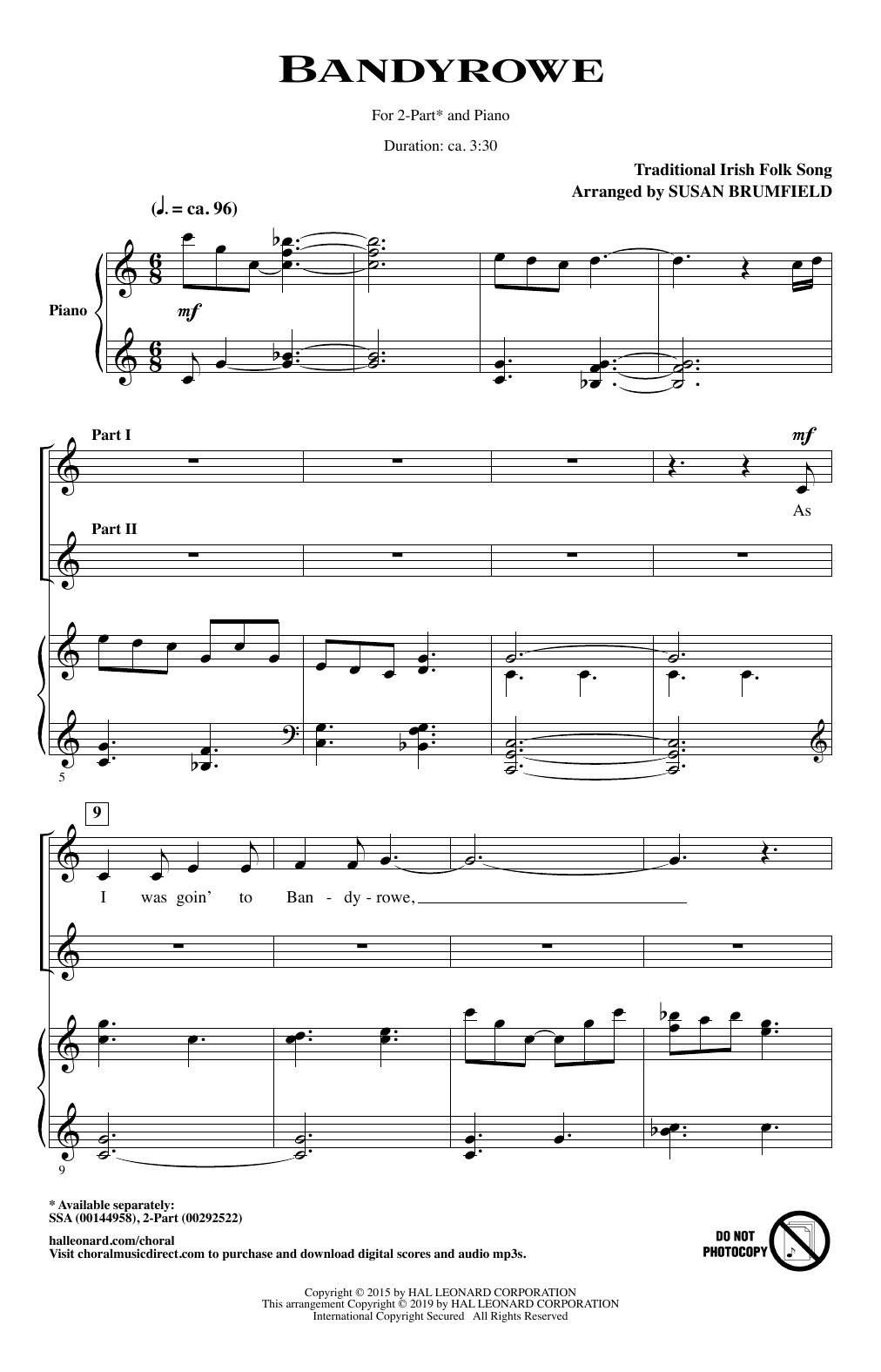 Produktbild zu: Bandyrowe (arr. Susan Brumfield)
