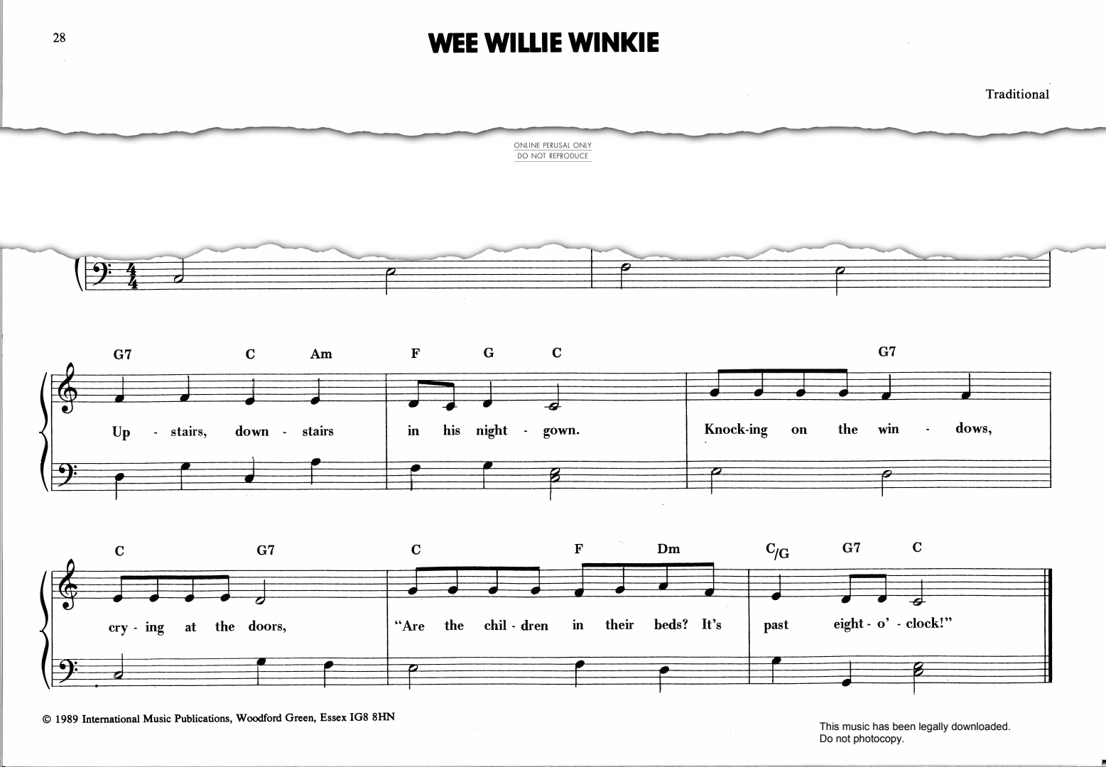 Produktbild zu: Wee Willie Winkie