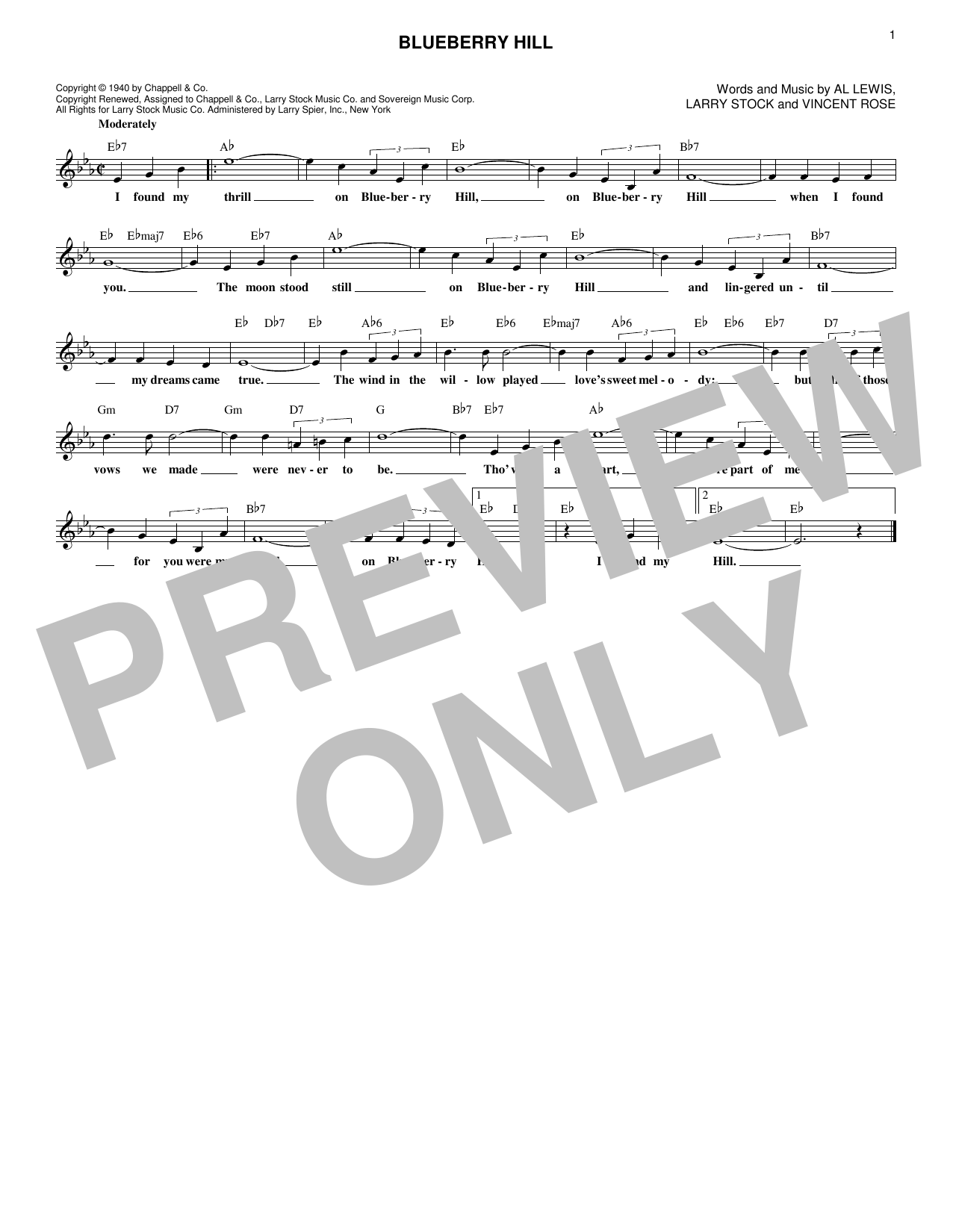 Produktbild zu: Blueberry Hill