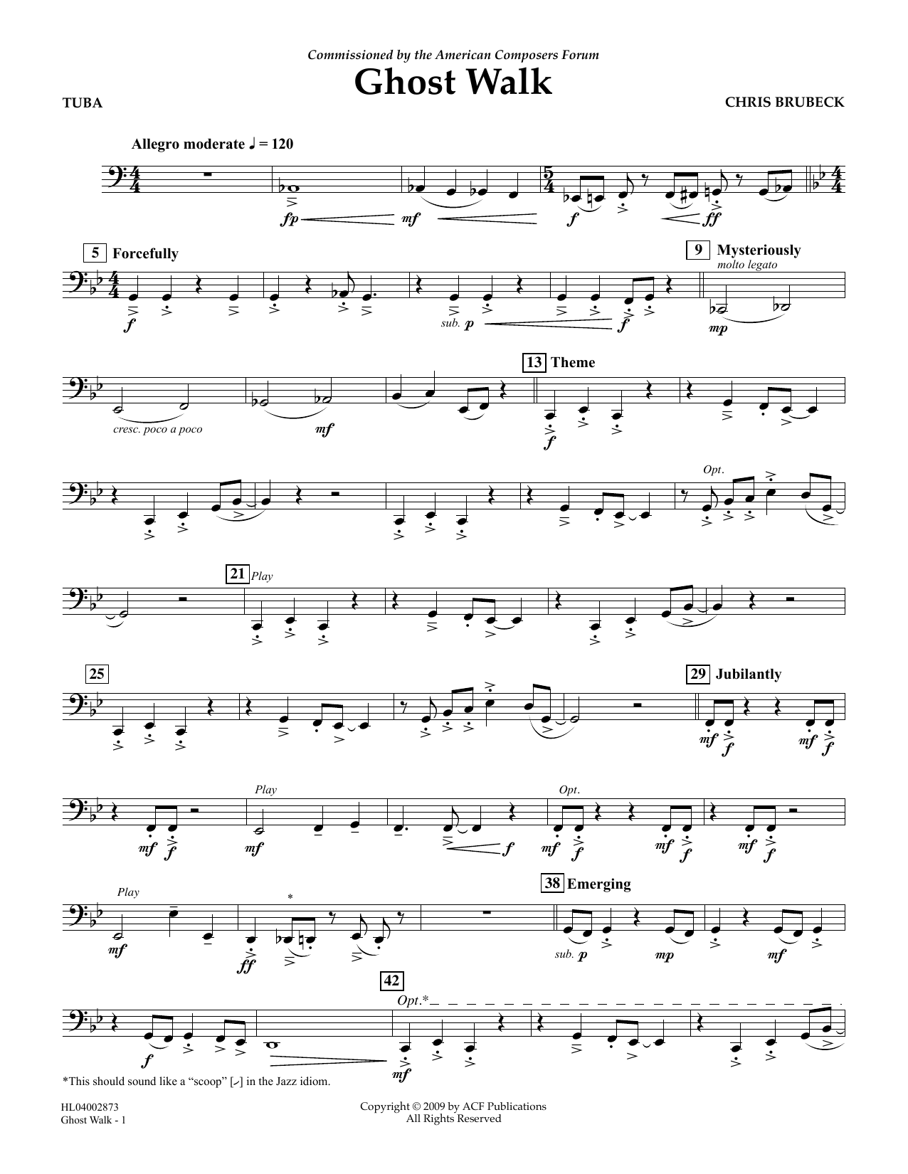 Product picture to: Ghost Walk - Tuba