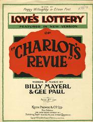 cover: Love's Lottery, Billy Mayerl