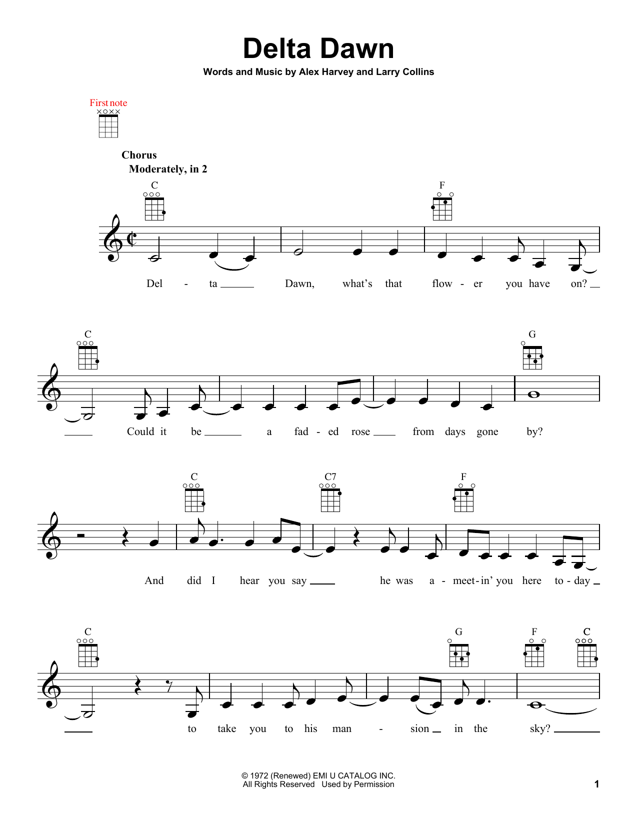 Product gallery: Page 1 of 1 Delta Dawn, Helen Reddy