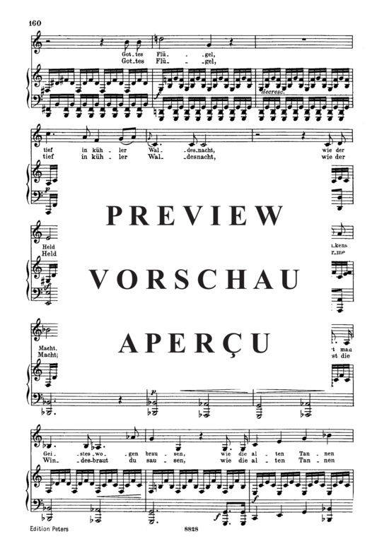 gallery: Waldes - Nacht D.708 , , (Gesang tief + Klavier)