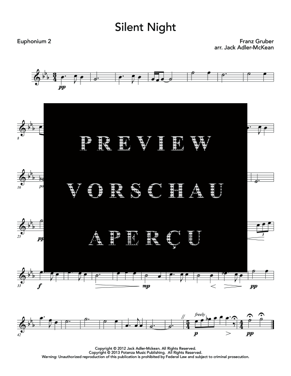 Product gallery: Page 10 of 11 Silent Night, , (Tuba Quartett EETT)