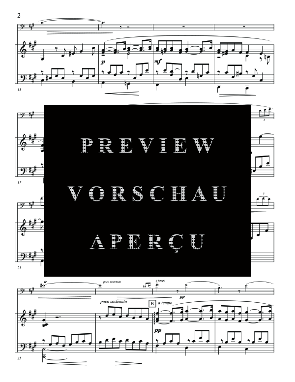 Produktgalerie: Seite 10 von 11 Pavane, , (Euphonium und Harfe)