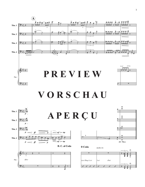 Product gallery: Page 4 of 21 12 Ex-Tra Spicy , , (trombone quartet + piano)