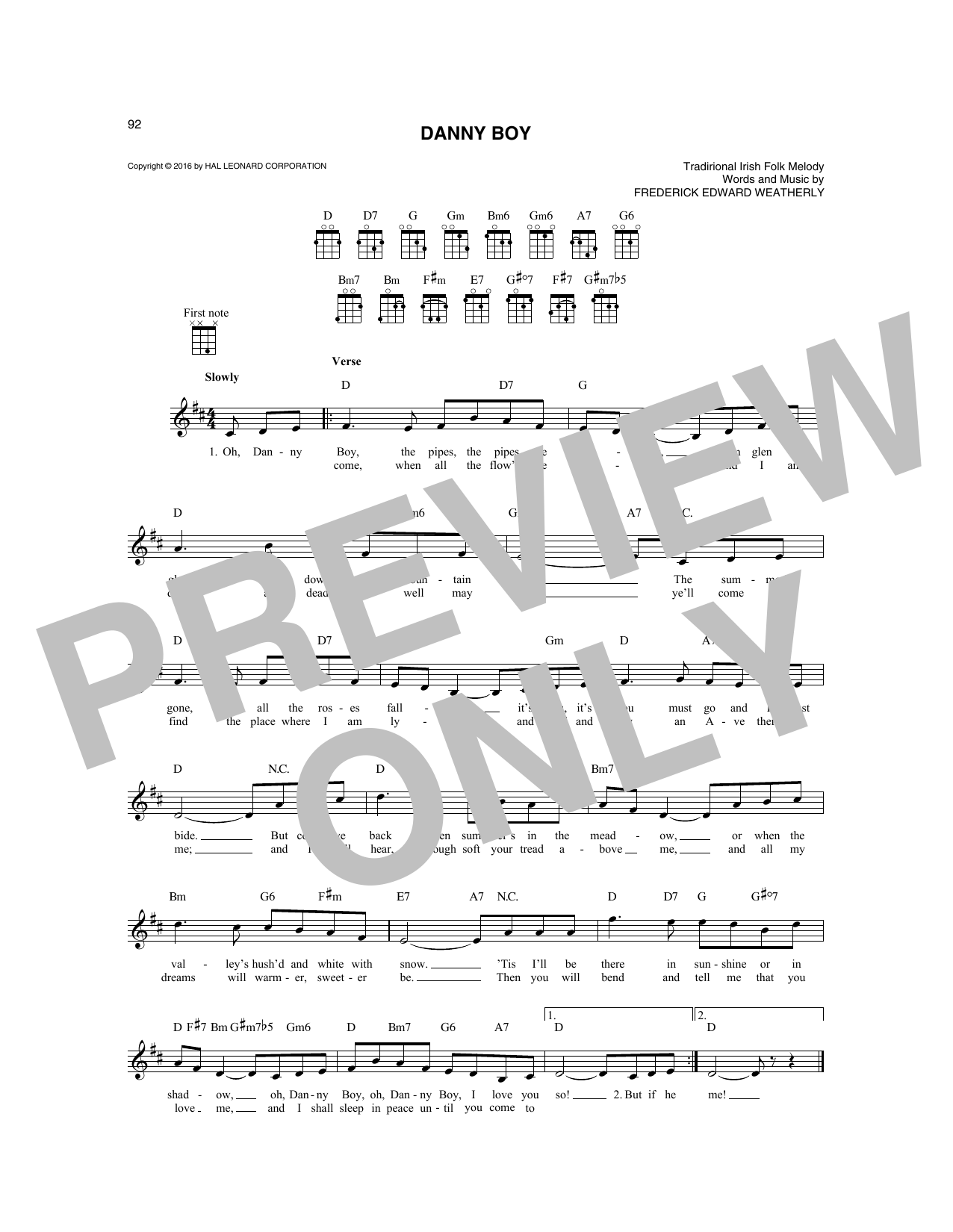 Produktgalerie: Seite 1 von 1 Danny Boy, Traditional Irish