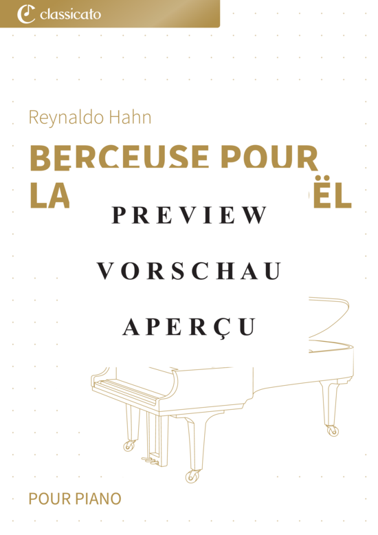 gallery: Berceuse pour la veille de Noël , , (Klavier Solo)