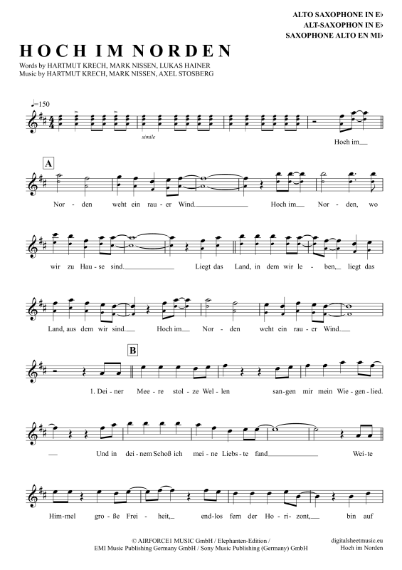 Product picture to: Hoch Im NordenSantiano