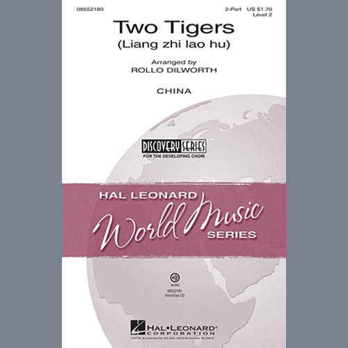 cover: Two Tigers (Liang Ge Lao Hu), Rollo Dilworth, Chor