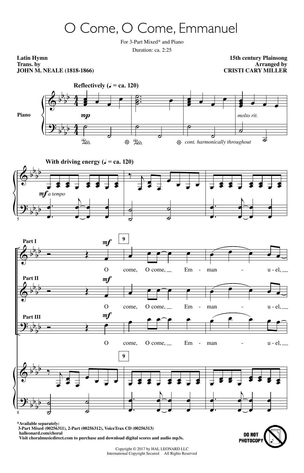 Produktbild zu: O Come, O Come Emmanuel