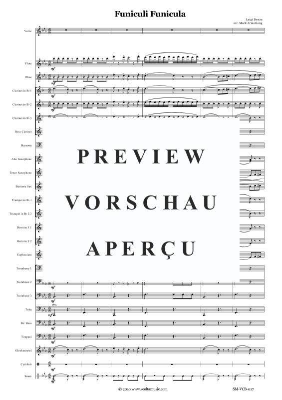 Product gallery: Page 4 of 11 Funiculì, Funiculà, , Solo Voice and Brass Band