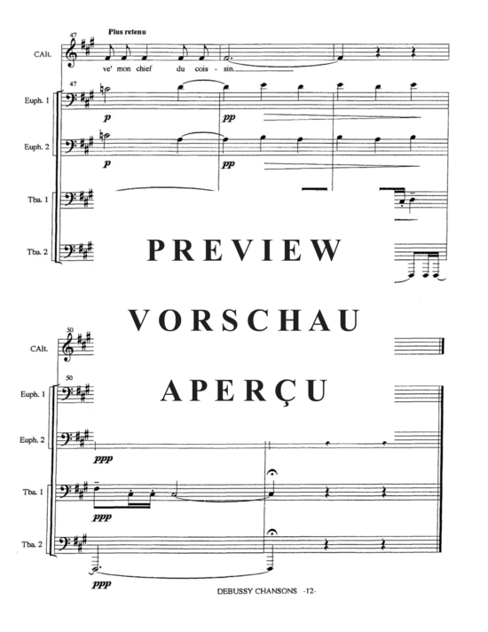 Product gallery: Page 14 of 21 Trois Chansons , , (Tuba Quartett EETT)