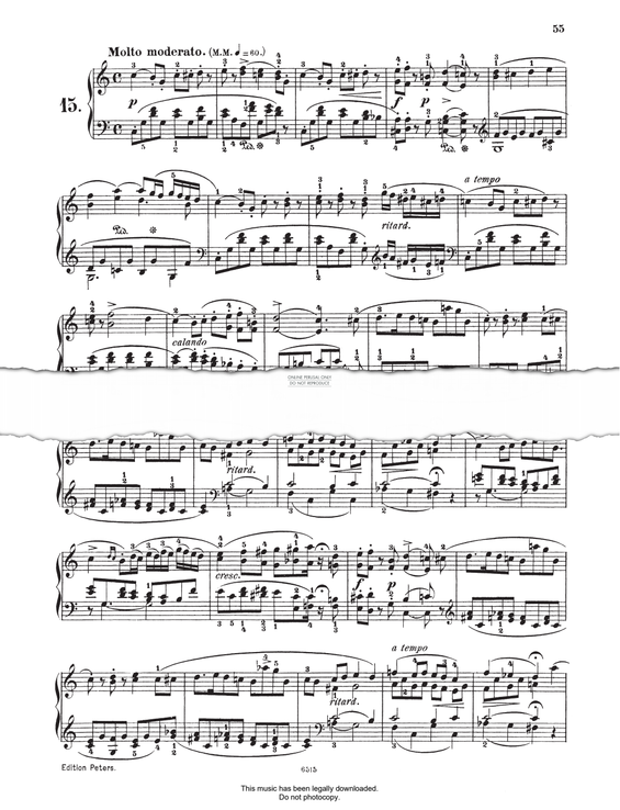 Product picture to: Nocturne No.15 in C Major