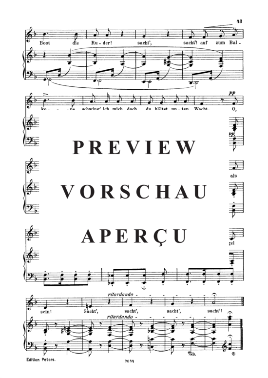 Product gallery: Page 3 of 4 Venetianisches Lied I Op.25 No.17, , Low Voice and Piano