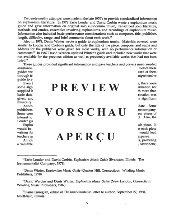 gallery: An Annotated Bibliography , , (Euphonium)