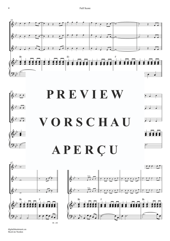 Produktgalerie: Seite 5 von 11 Hoch im Norden, Santiano, (Flöten Trio + Klavier)