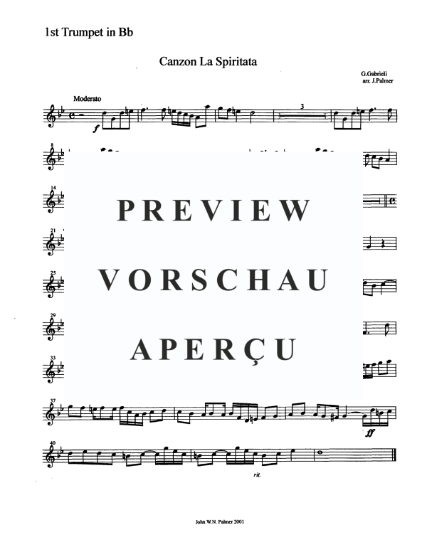 Produktgalerie: Seite 5 von 11 Canzon La Spiritata, , Blechbläser Quintett