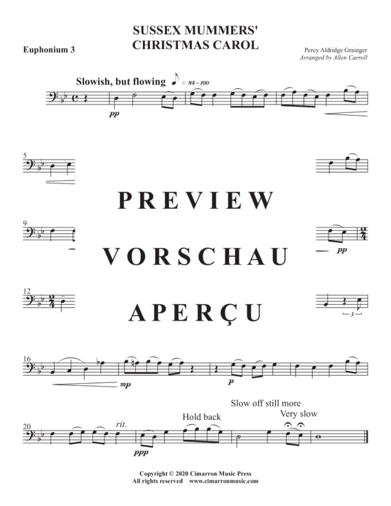 Product gallery: Page 9 of 13 Sussex Mummers´ Christmas Carol , , (Tuba Ensemble EEETTT)