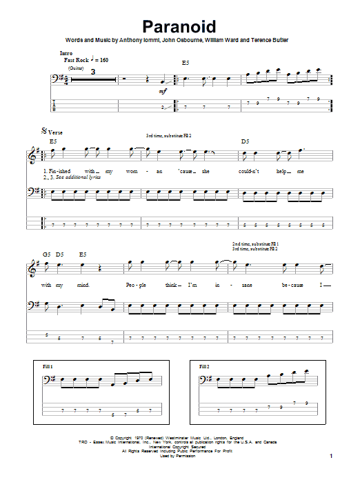 Produktbild zu:  Paranoid - Black Sabbath