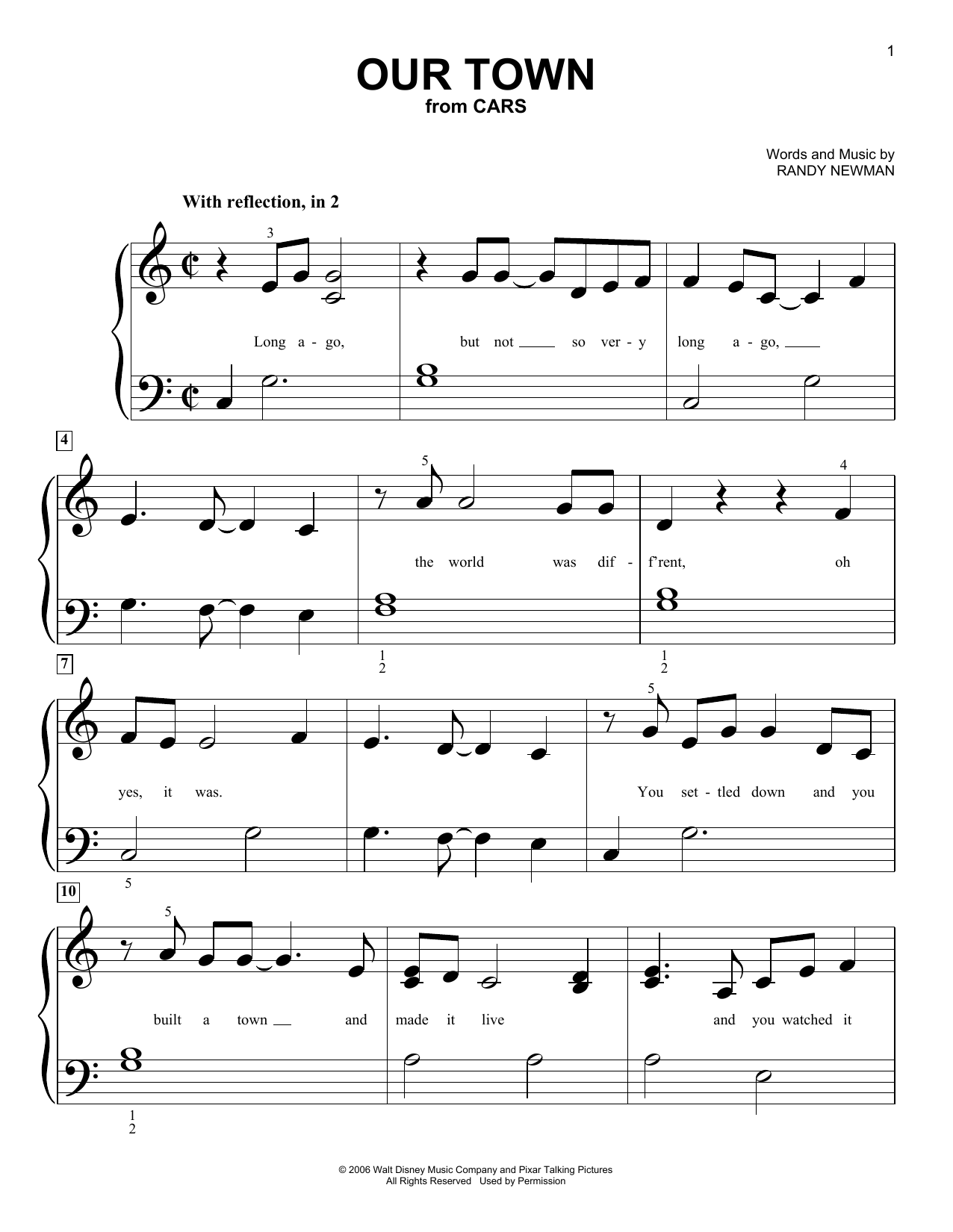 Produktbild zu: Our Town (from Cars)