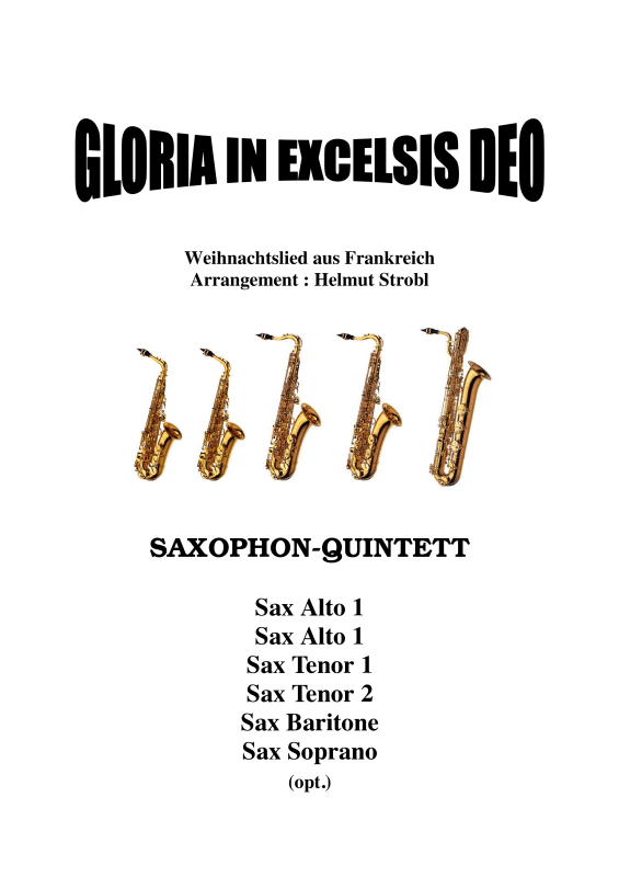Produktbild zu: Gloria in Excelsis Deo