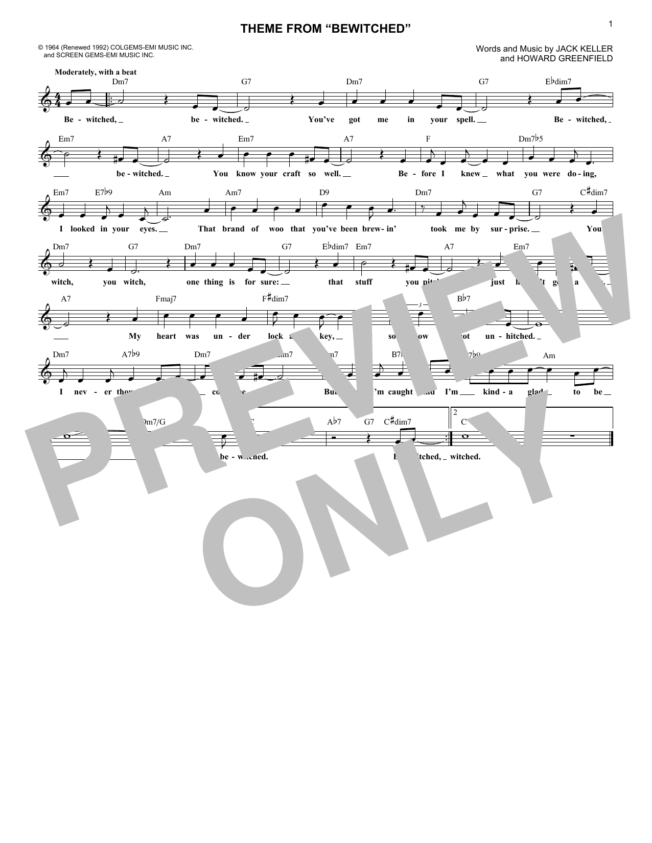 Product picture to: Theme From "Bewitched"