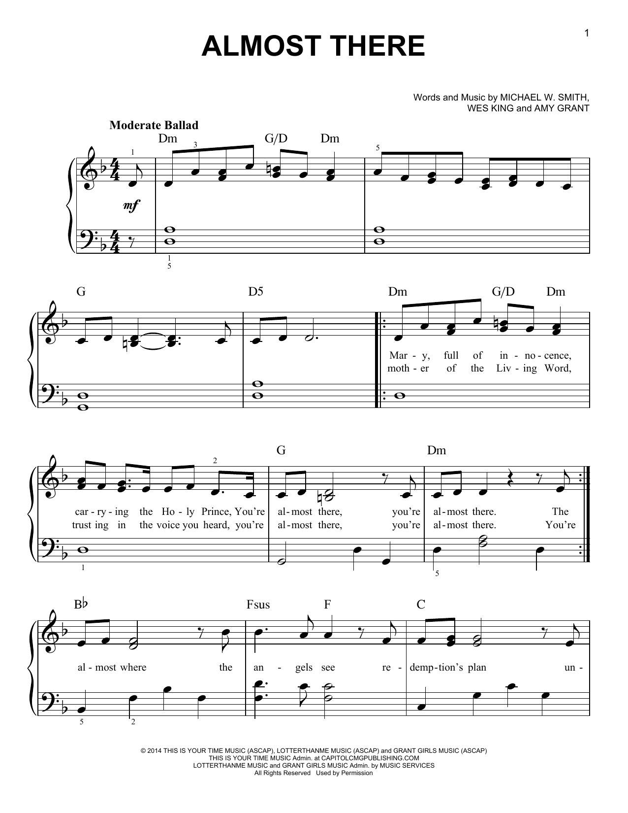Product gallery: Page 1 of 1 Almost There (feat. Amy Grant), Michael W. Smith