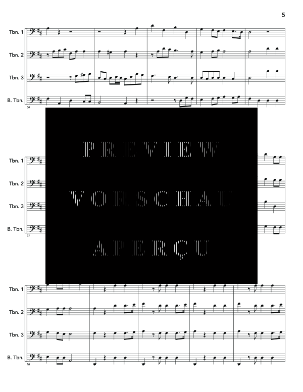 Product gallery: Page 9 of 11 Hallelujah Chorus, , (Trombone quartet)