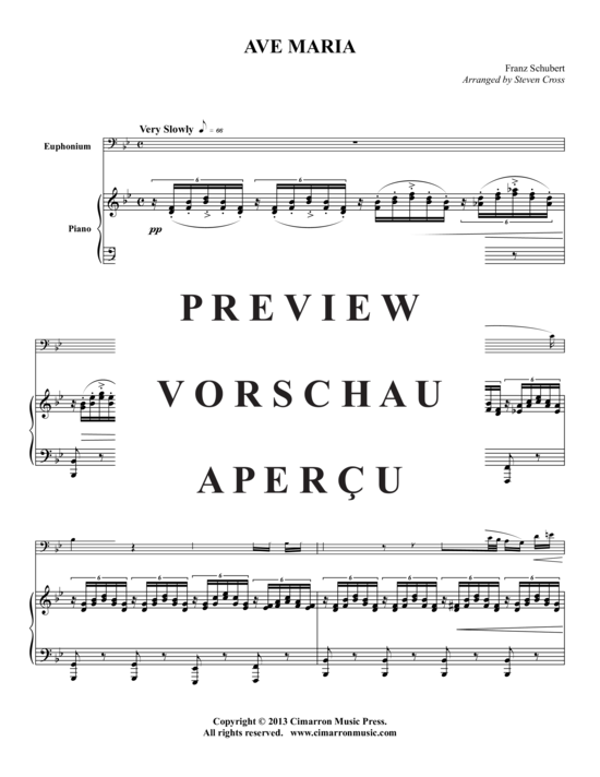 gallery: Ave Maria , , (Bariton/Posaune + Klavier)