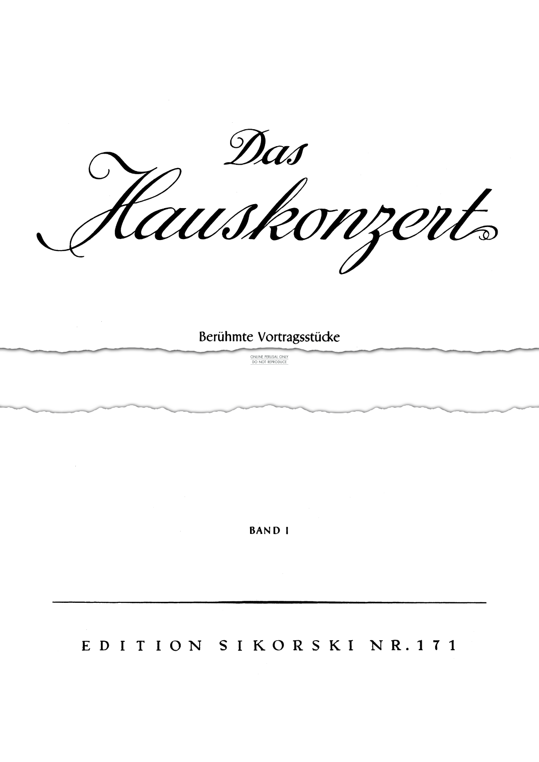 Produktbild zu: Das Hauskonzert [Concert at Home]
