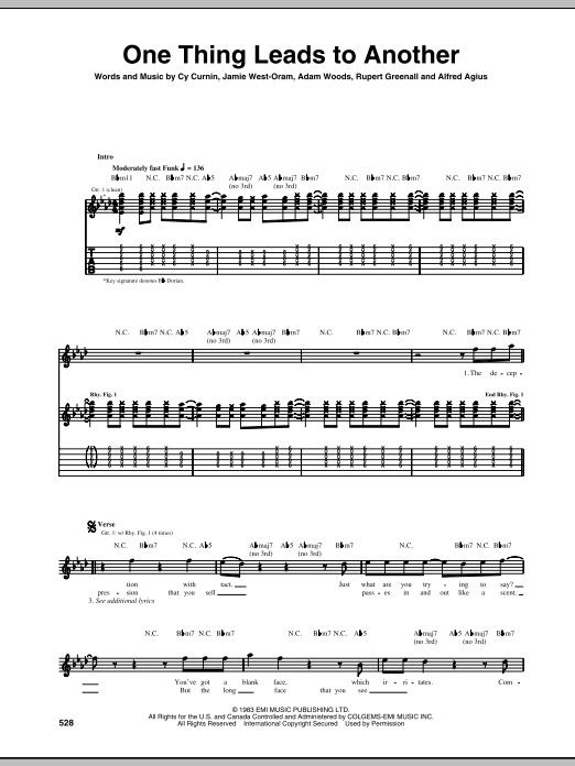 Product gallery: Page 1 of 1 One Thing Leads To Another, The Fixx