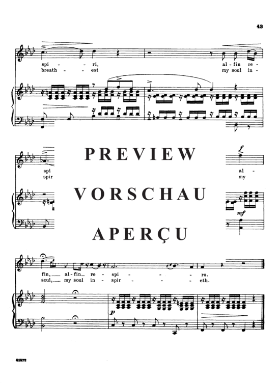 Product gallery: Page 7 of 7 O del mio dolce ardor, Parisotti, Alessandro, High Voice and Piano