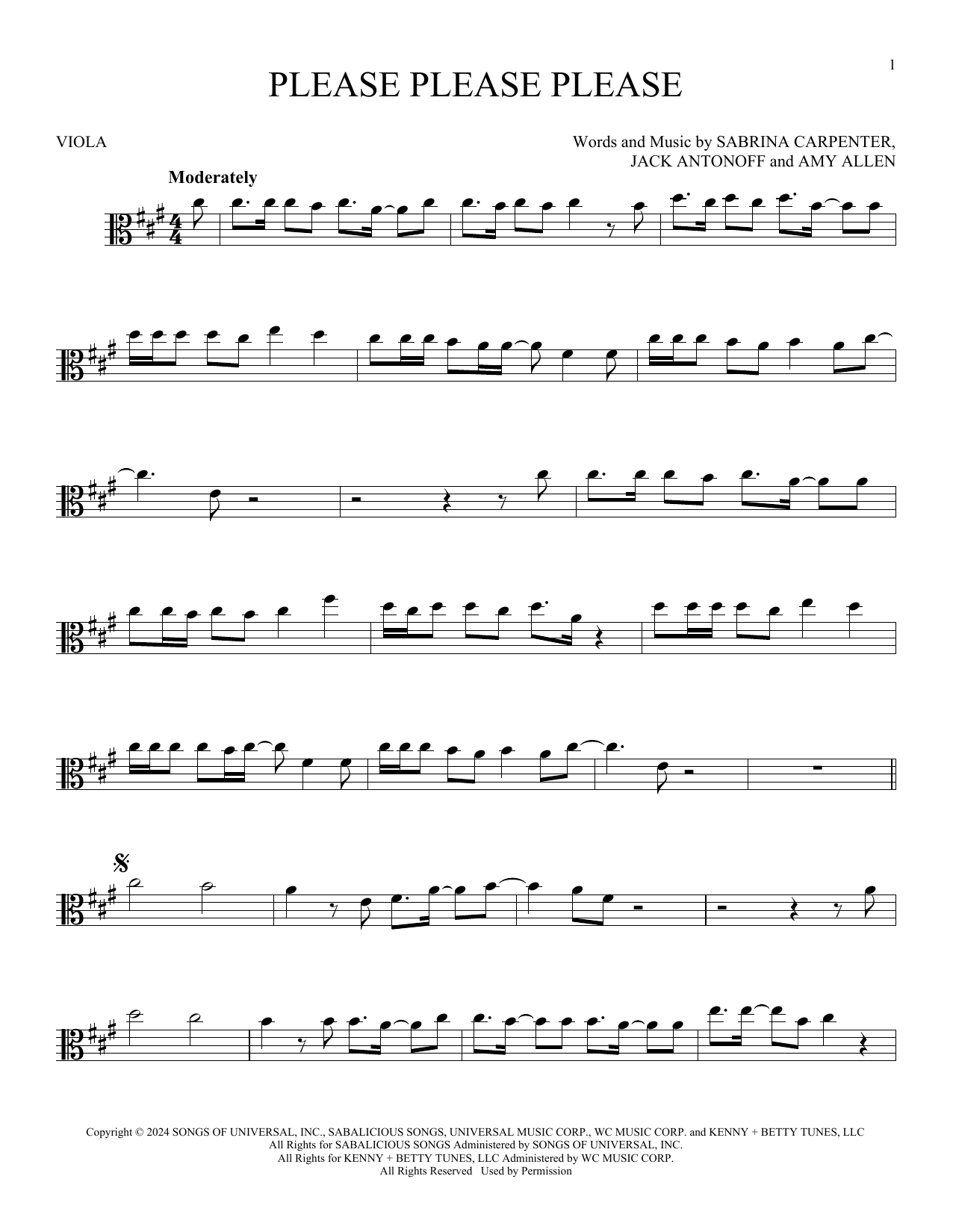 Product gallery: Page 1 of 1 Please Please Please, Sabrina Carpenter