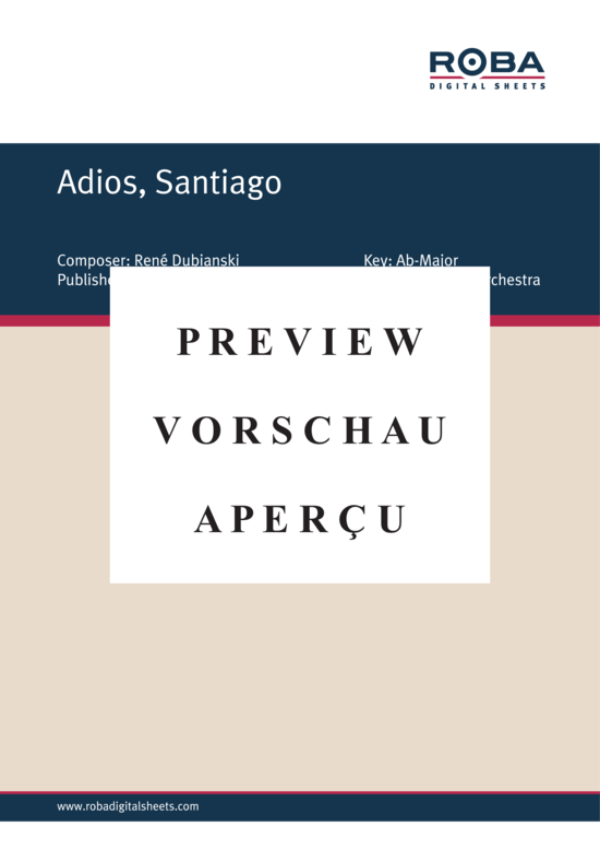 Product gallery: Page 2 of 21 Adios, Santiago , , (Big Band)