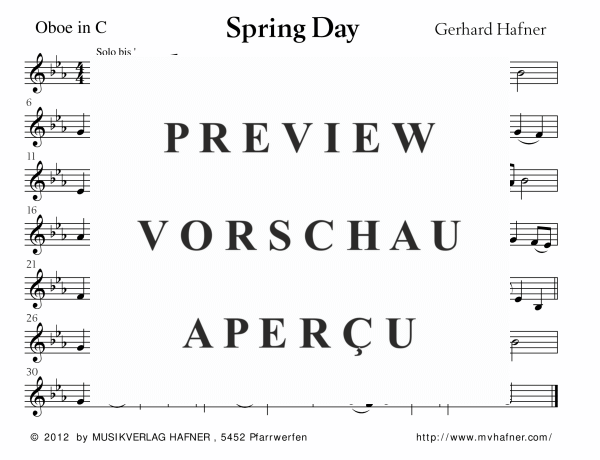 Product gallery: Page 9 of 11 Spring Day, , (large wind orchestra)