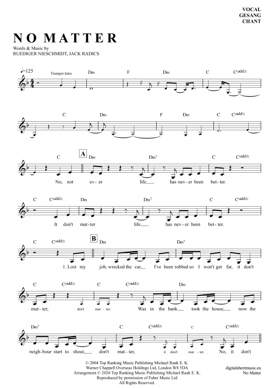 Produktbild zu: No MatterJack Radics